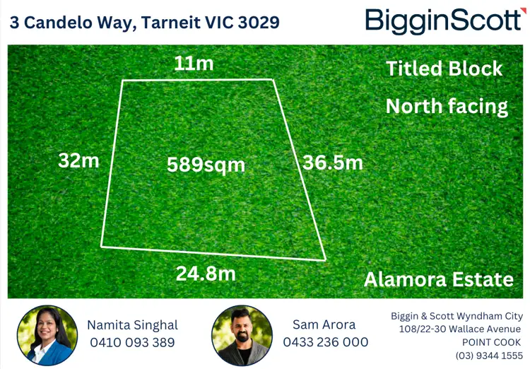 Main view of Homely land listing, 3 Candelo Way, Tarneit VIC 3029