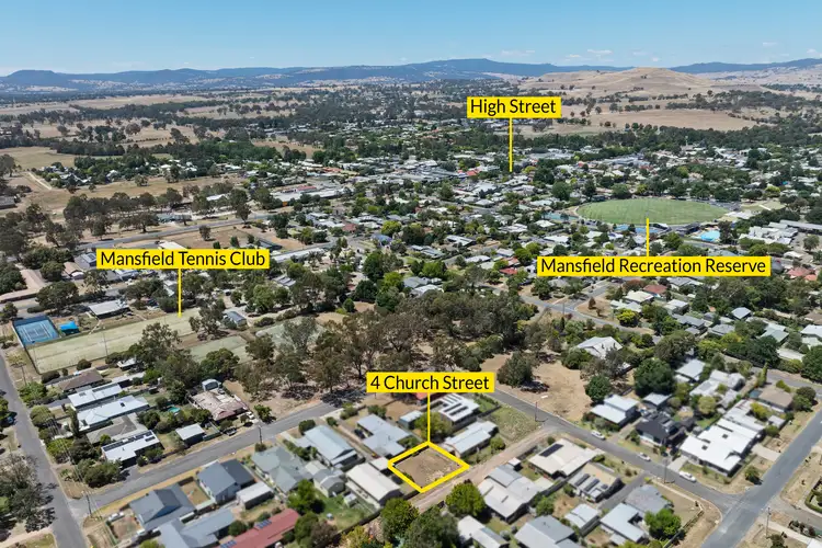 Main view of Homely land listing, 4 Church Street, Mansfield VIC 3722