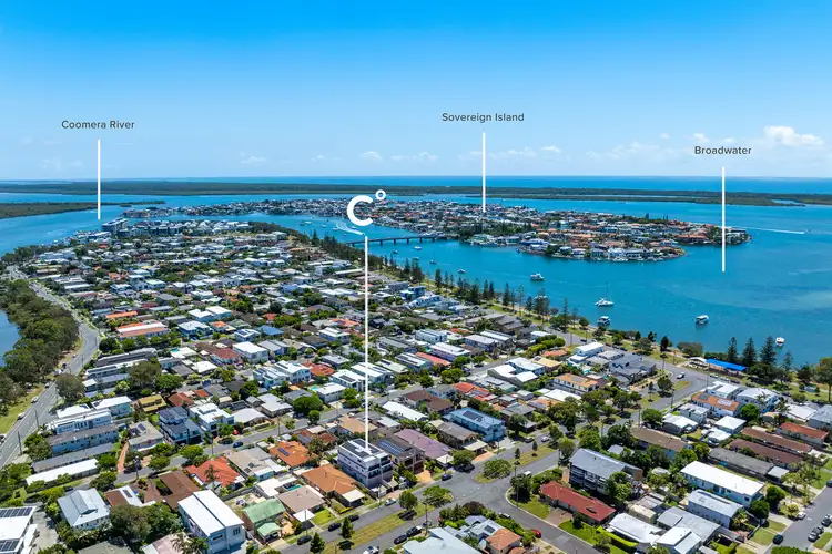 Main view of Homely semi-detached listing, 1/23 Abalone Avenue, Paradise Point QLD 4216