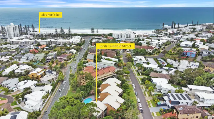 Main view of Homely unit listing, 10/18 Camfield Street, Alexandra Headland QLD 4572
