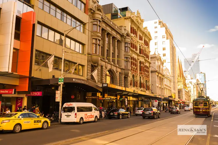 Main view of Homely apartment listing, 911/268 FLINDERS STREET, Melbourne VIC 3000