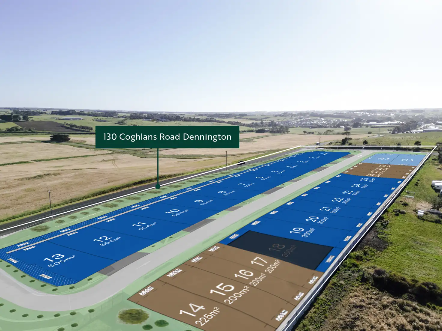Main view of Homely land listing, LOT 21, 130 Coghlans Road, Dennington VIC 3280