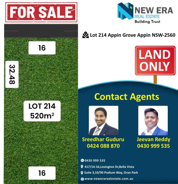 Second view of Homely land listing, Lot 214 Appin Grove, Appin NSW 2560