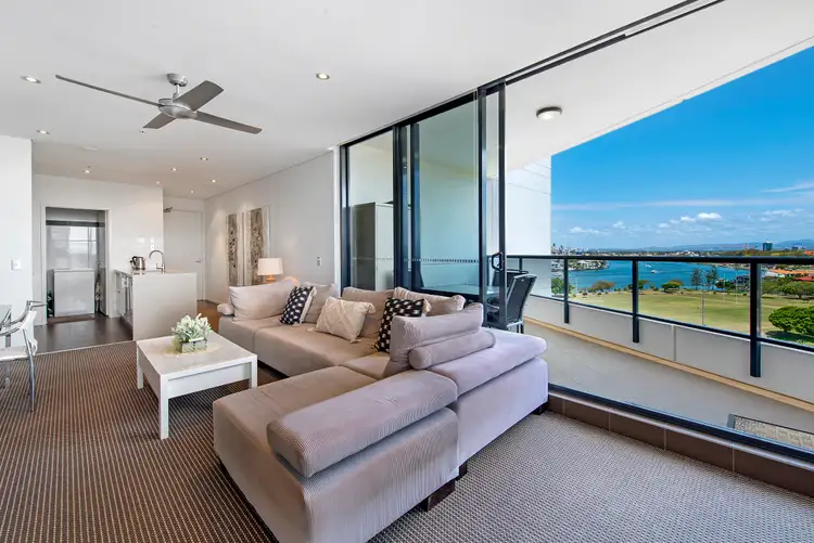 Second view of Homely apartment listing, 1309/2 Aqua Street, Southport QLD 4215