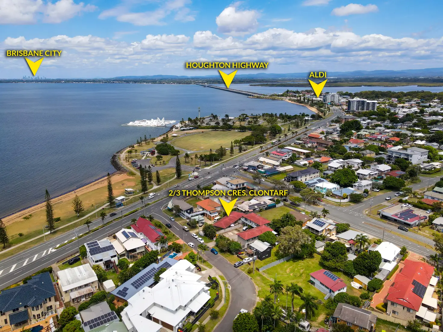 Main view of Homely unit listing, 2/3 Thompson Crescent, Clontarf QLD 4019