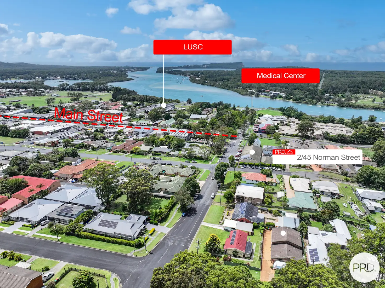 Main view of Homely villa listing, 2/45 Norman Street, Laurieton NSW 2443