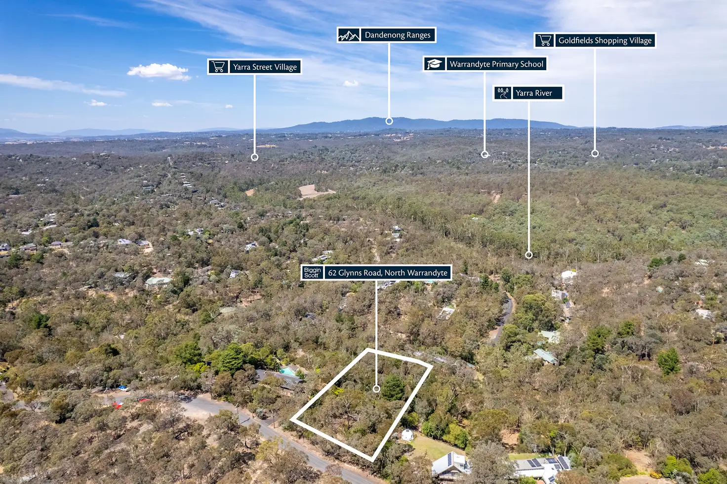Main view of Homely land listing, 62 Glynns Road, North Warrandyte VIC 3113