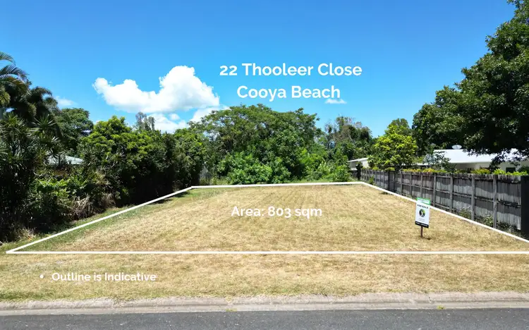 Second view of Homely land listing, 22 Thooleer Close, Cooya Beach QLD 4873