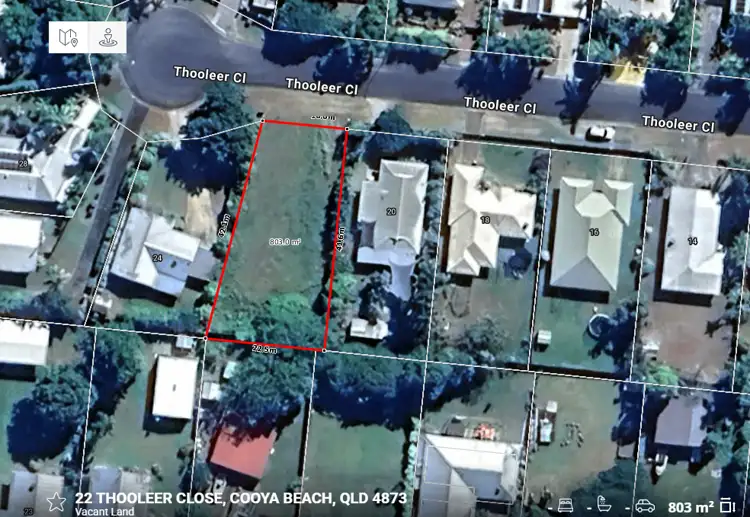 Fourth view of Homely land listing, 22 Thooleer Close, Cooya Beach QLD 4873