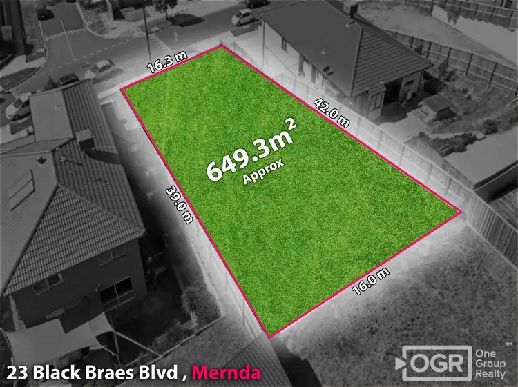 Main view of Homely land listing, 23 Black Braes Boulevard, Mernda VIC 3754