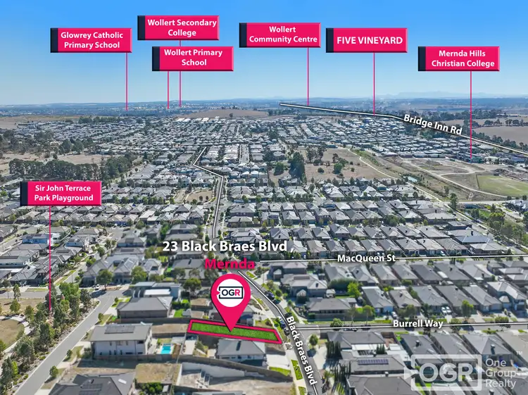 Third view of Homely land listing, 23 Black Braes Boulevard, Mernda VIC 3754