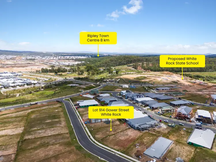 Third view of Homely land listing, LOT 914, 20 Gower Street, White Rock QLD 4306