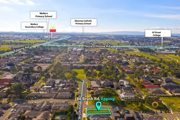 Main view of Homely land listing, 86 Brush Road, Epping VIC 3076