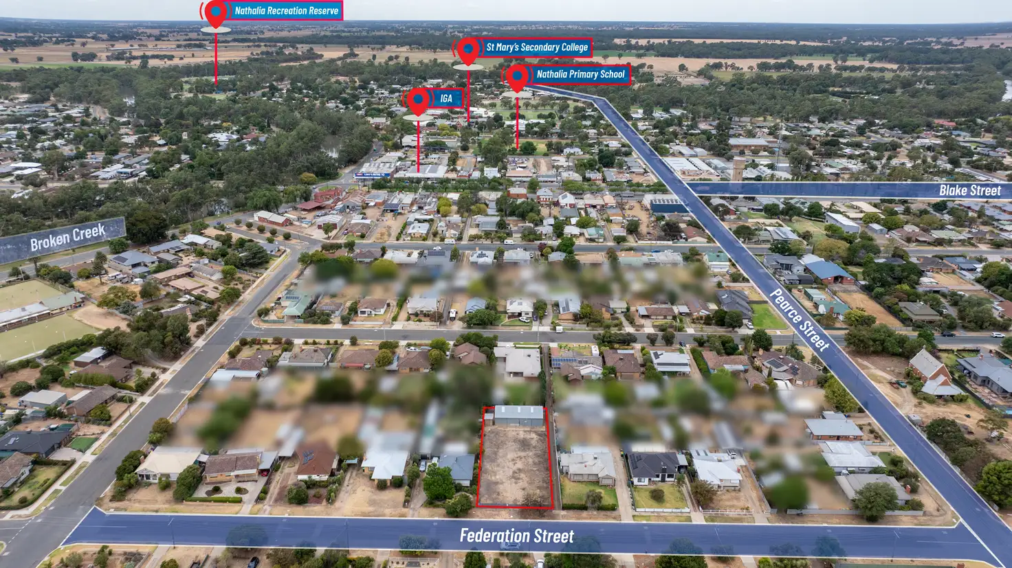 Main view of Homely land listing, 23 Federation Street, Nathalia VIC 3638