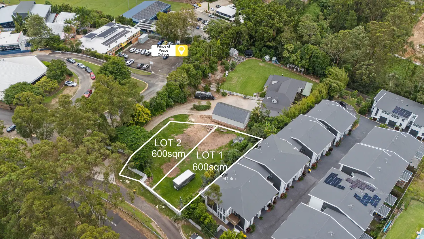 Main view of Homely land listing, Proposed lots 1& 2, 40 Rogers Parade West, Everton Park QLD 4053