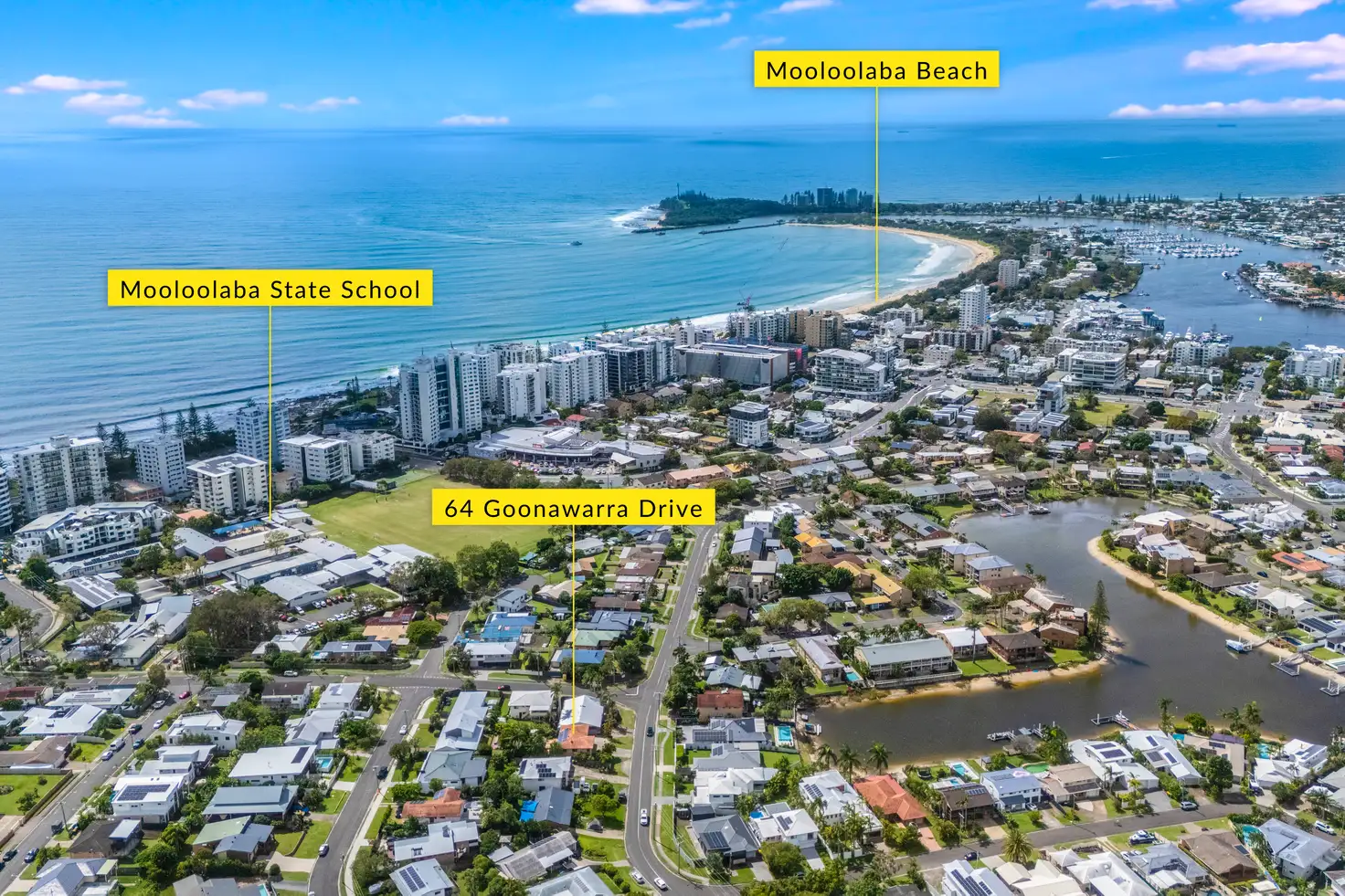 Main view of Homely house listing, 64 Goonawarra Drive, Mooloolaba QLD 4557