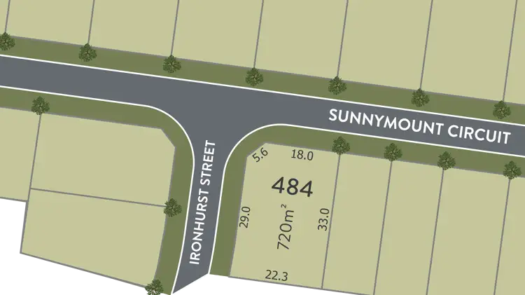 Main view of Homely land listing, Lot 484 Sunnymount Circuit, Bohle Plains QLD 4817
