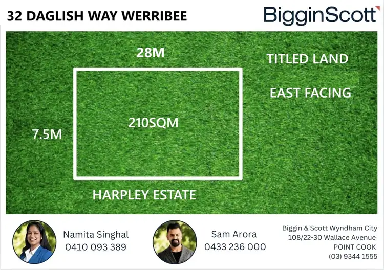Main view of Homely land listing, 32 Daglish Way, Werribee VIC 3030