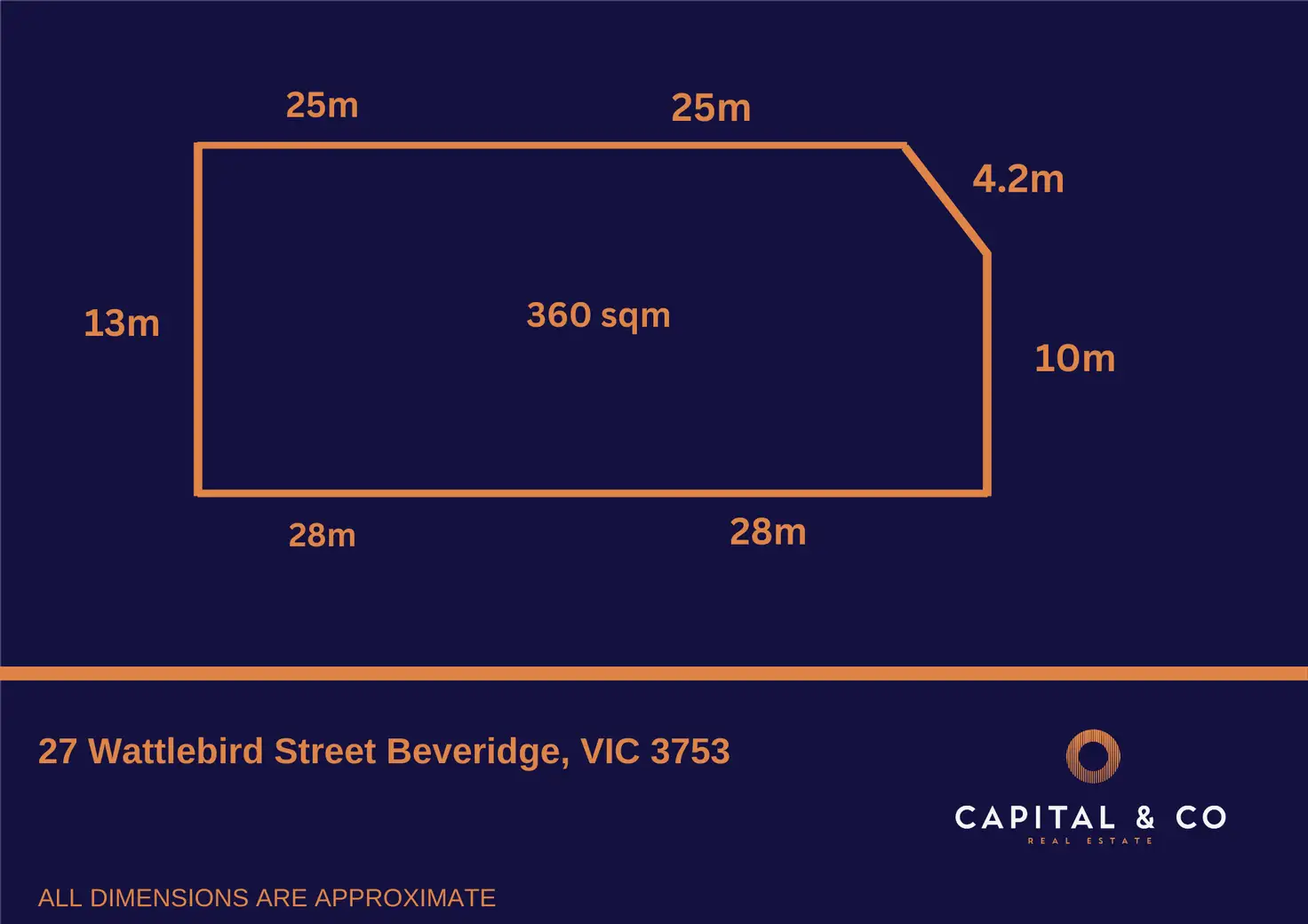 Main view of Homely land listing, 27 Wattlebird Street, Beveridge VIC 3753