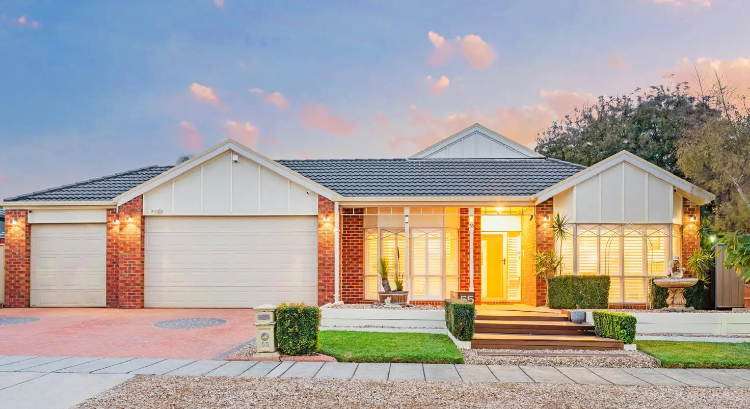 Main view of Homely house listing, 55 Tusmore Rise, Craigieburn VIC 3064
