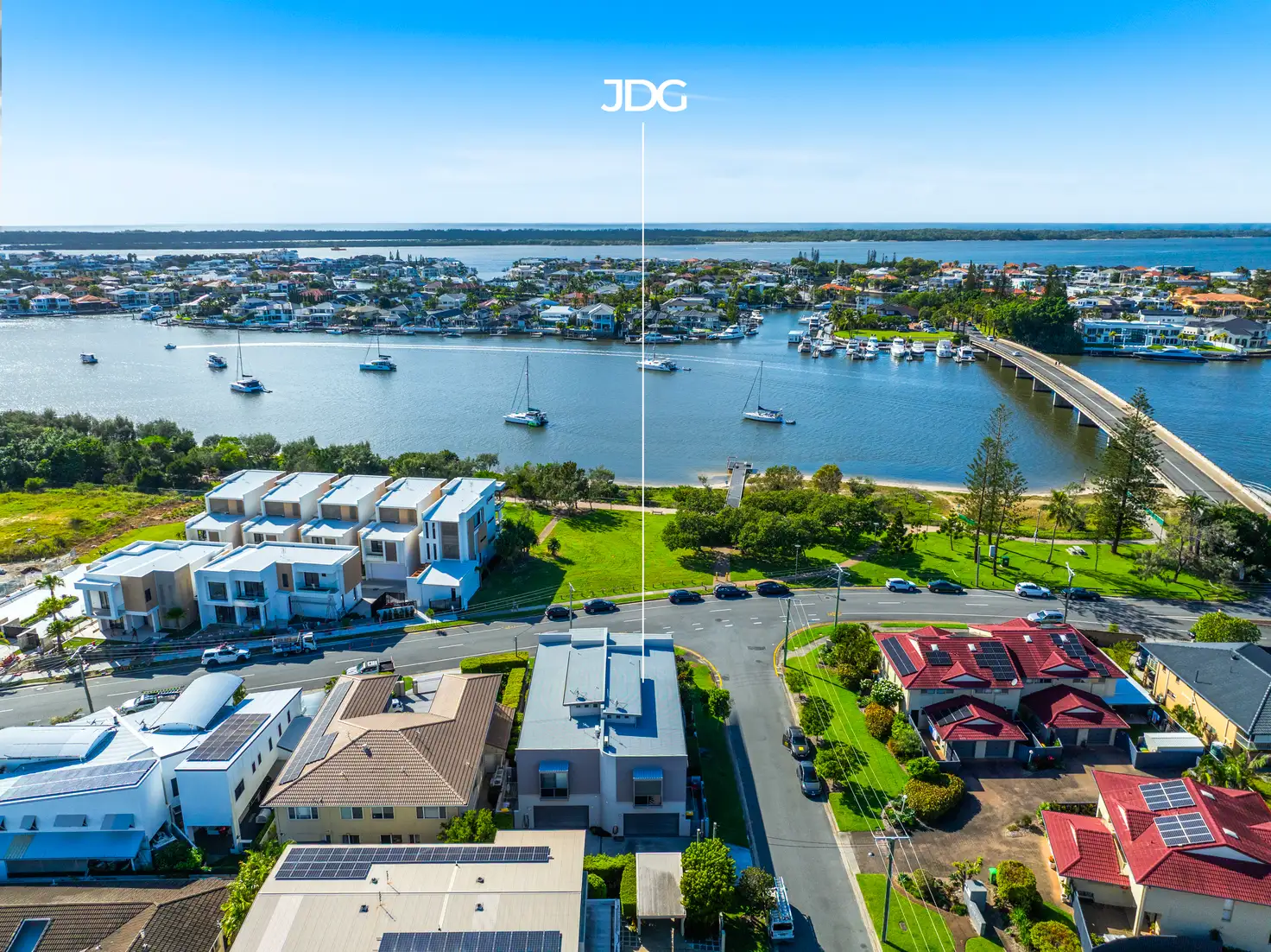 Main view of Homely semi-detached listing, 1/146 The Esplanade, Paradise Point QLD 4216