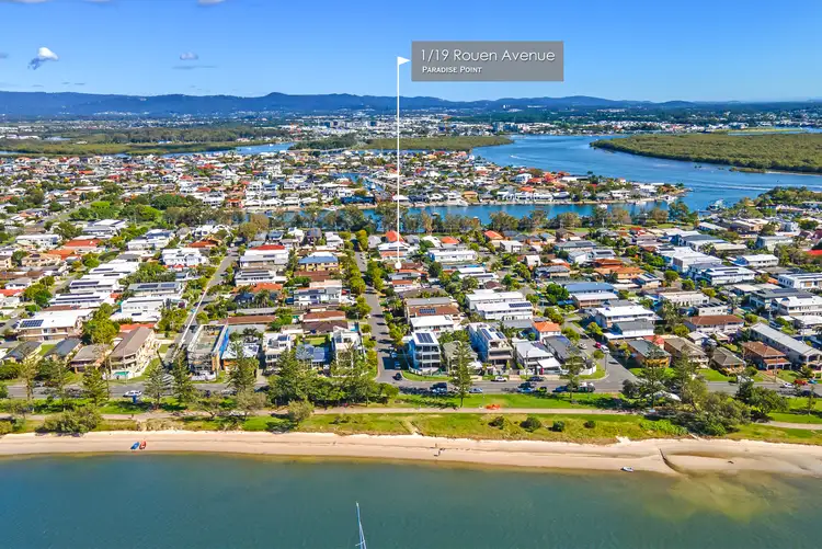 Second view of Homely semi-detached listing, 1/19 Rouen Avenue, Paradise Point QLD 4216