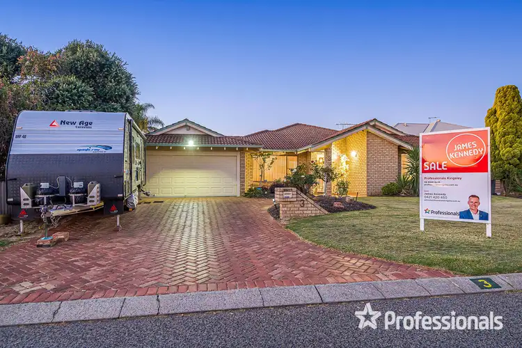 Third view of Homely house listing, 3 Dysart Court, Kingsley WA 6026