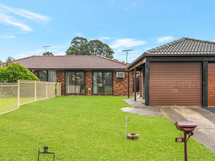 Main view of Homely semi-detached listing, 43 Brooks Street, Macquarie Fields NSW 2564