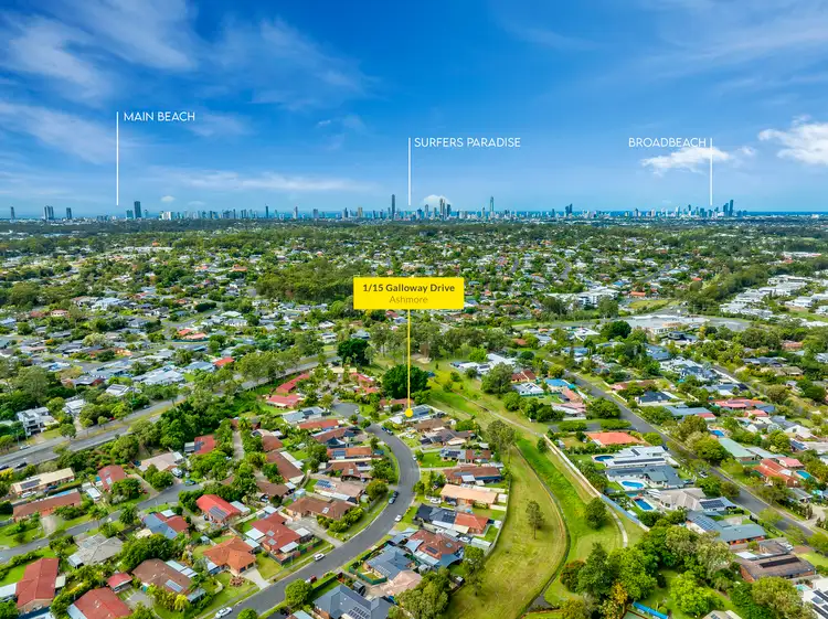 Main view of Homely house listing, 1/15 Galloway Drive, Ashmore QLD 4214