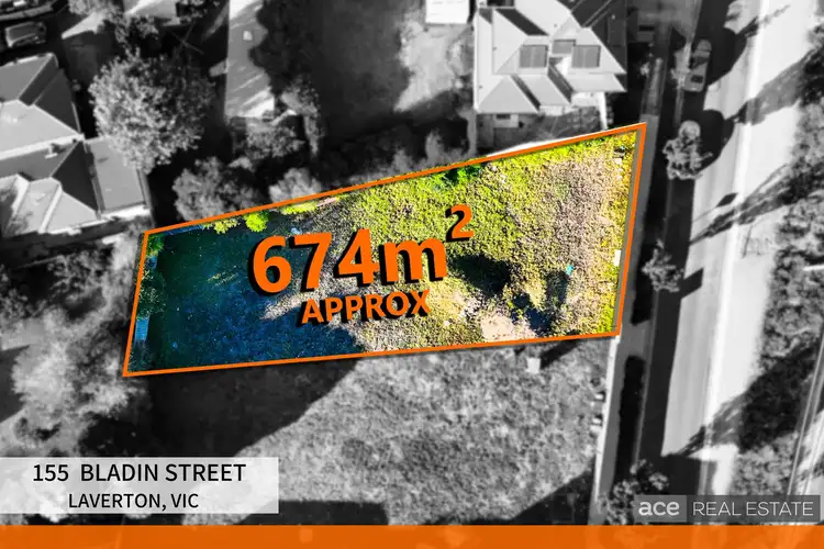 Main view of Homely land listing, 155 Bladin Street, Laverton VIC 3028