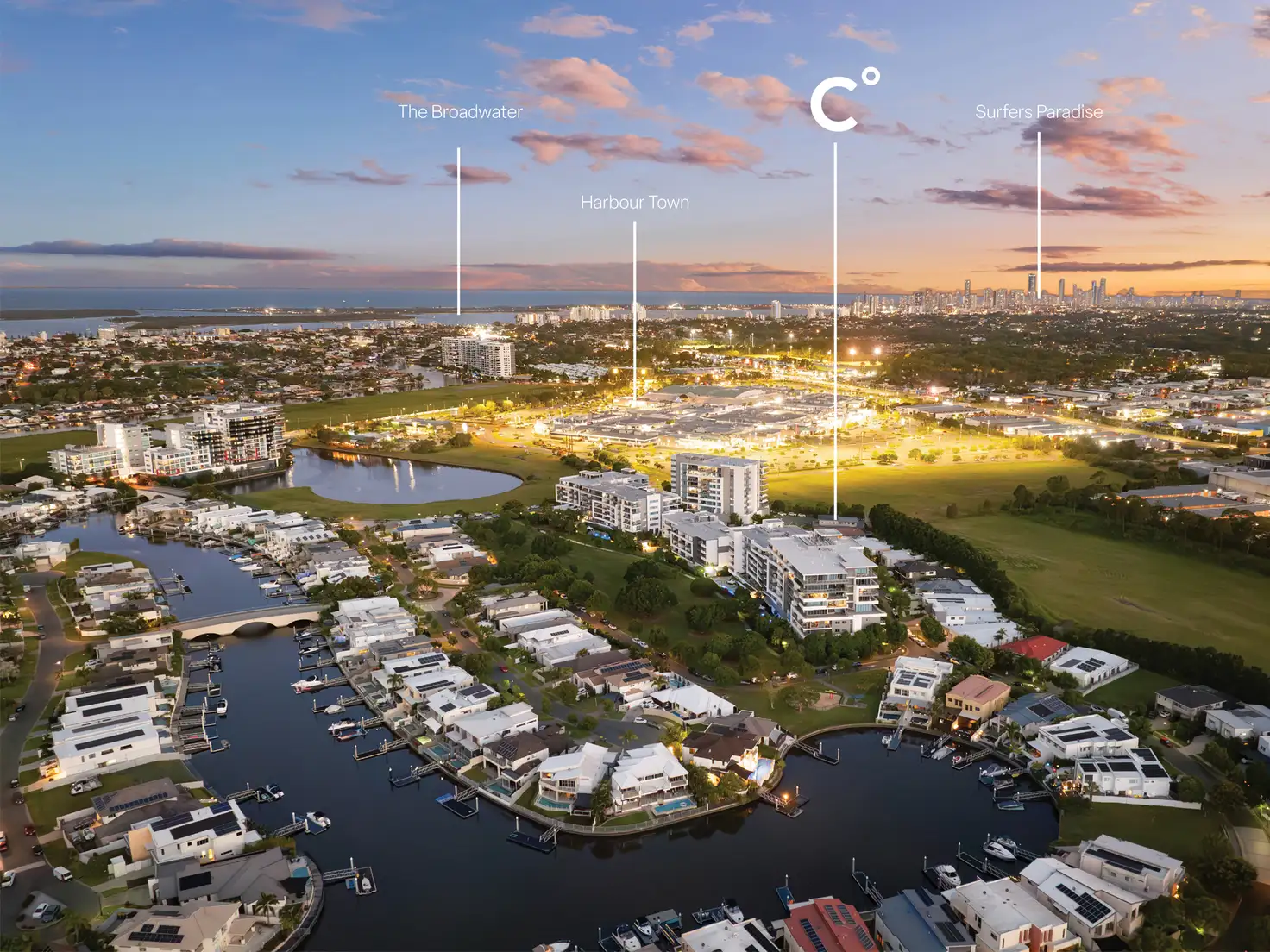 Main view of Homely semi-detached listing, 2/2 Compass Drive, Biggera Waters QLD 4216