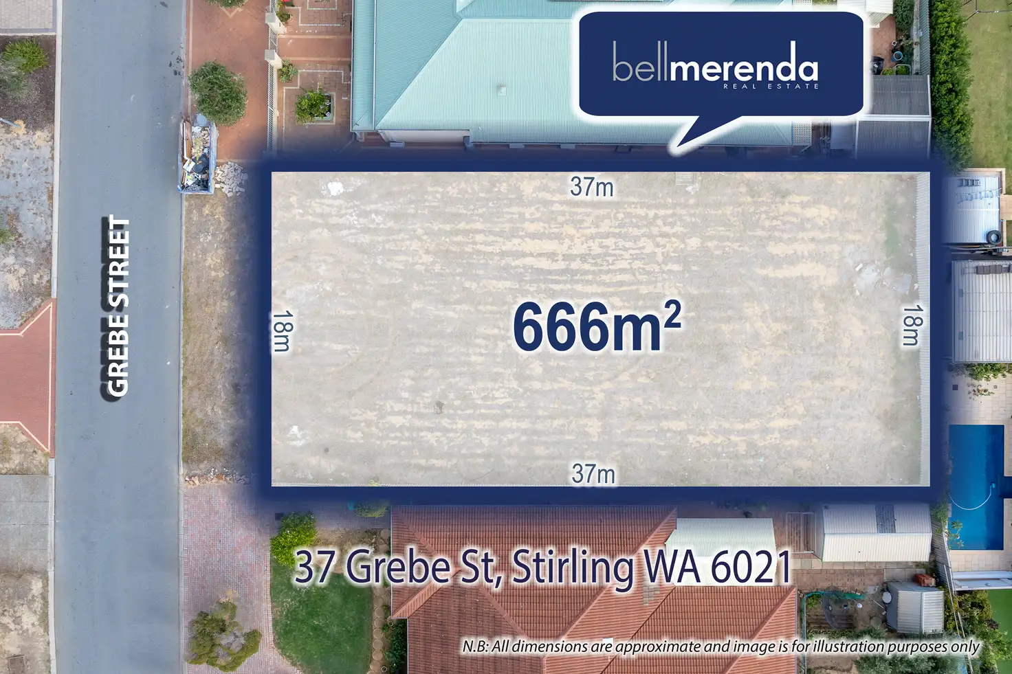 Main view of Homely land listing, 37 Grebe Street, Stirling WA 6021
