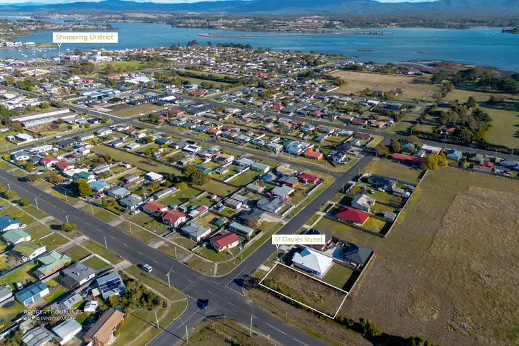 Third view of Homely land listing, 51 Davies Street, George Town TAS 7253