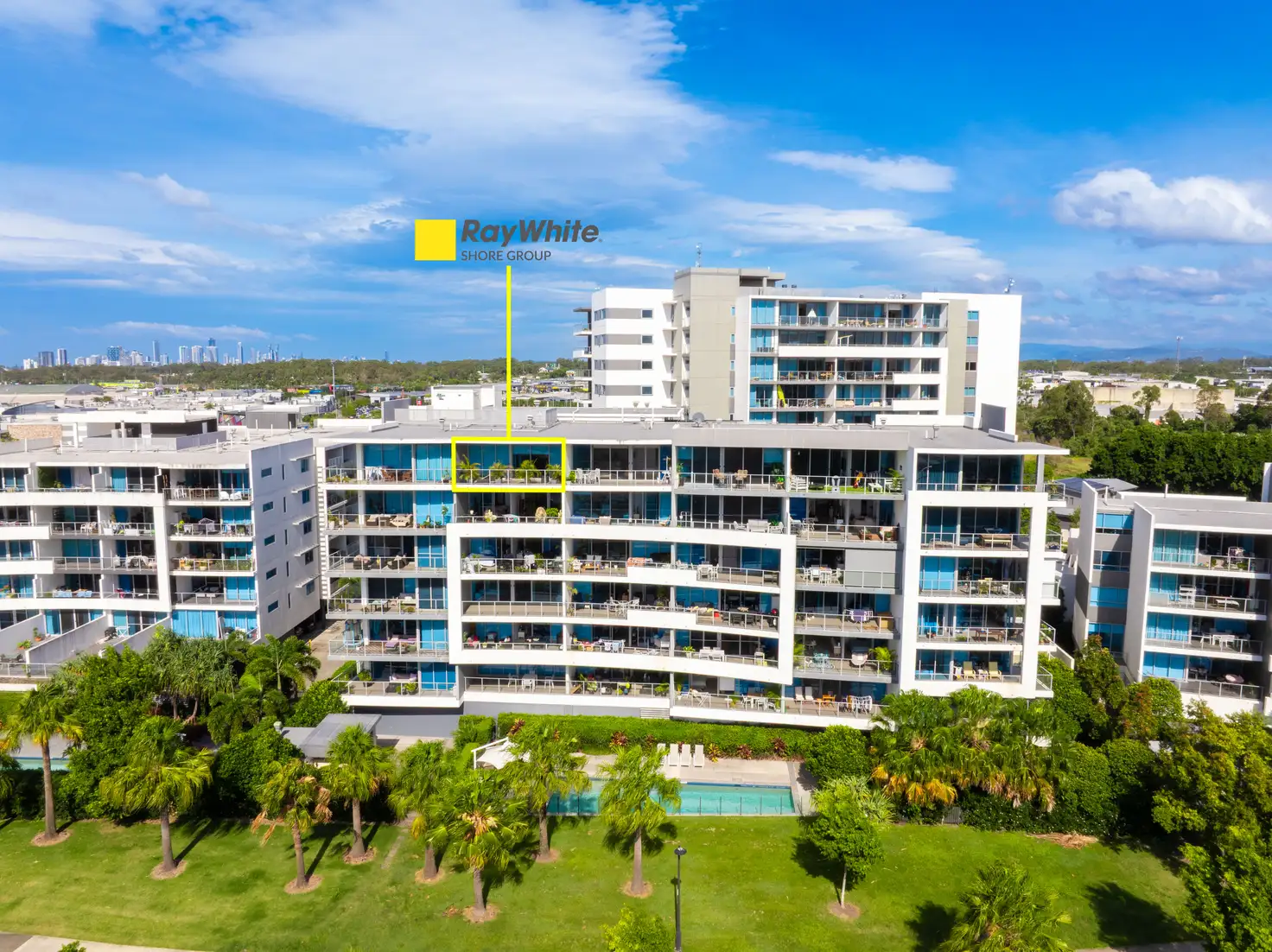 Main view of Homely apartment listing, 605/41 Harbour Town Drive, Biggera Waters QLD 4216