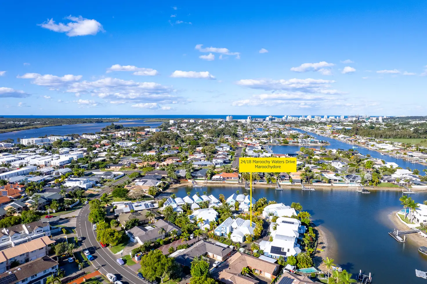 Main view of Homely unit listing, 24/18 Maroochy Waters Drive, Maroochydore QLD 4558
