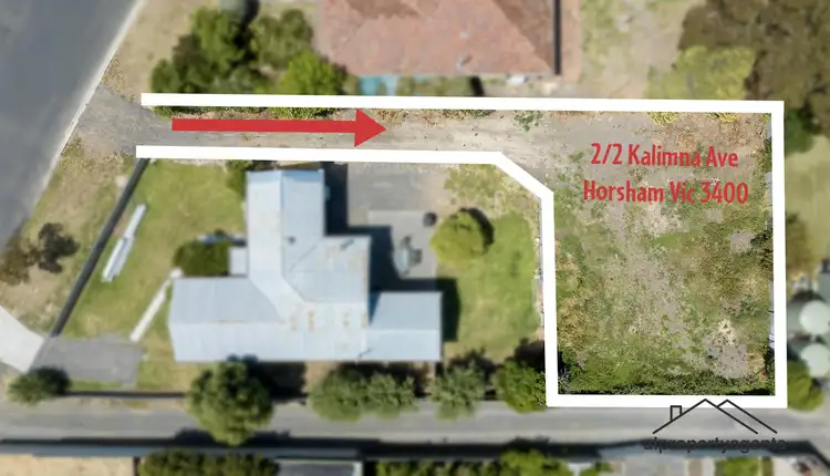 Main view of Homely land listing, LOT 2, 2 Kalimna Avenue, Horsham VIC 3400
