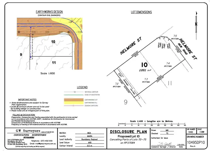Third view of Homely land listing, Proposed Lot 10 Helmore Street, Miara QLD 4673