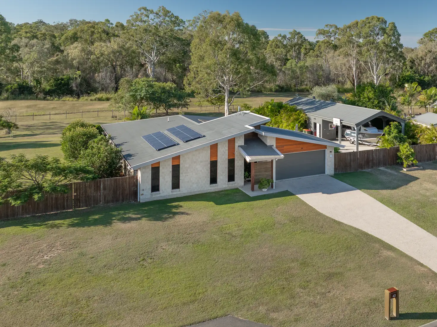 Main view of Homely rural property listing, 42 Swagman Drive, Benaraby QLD 4680