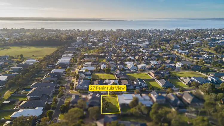 Main view of Homely land listing, 27 Peninsula View, Cowes VIC 3922