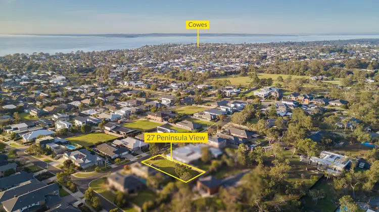Third view of Homely land listing, 27 Peninsula View, Cowes VIC 3922