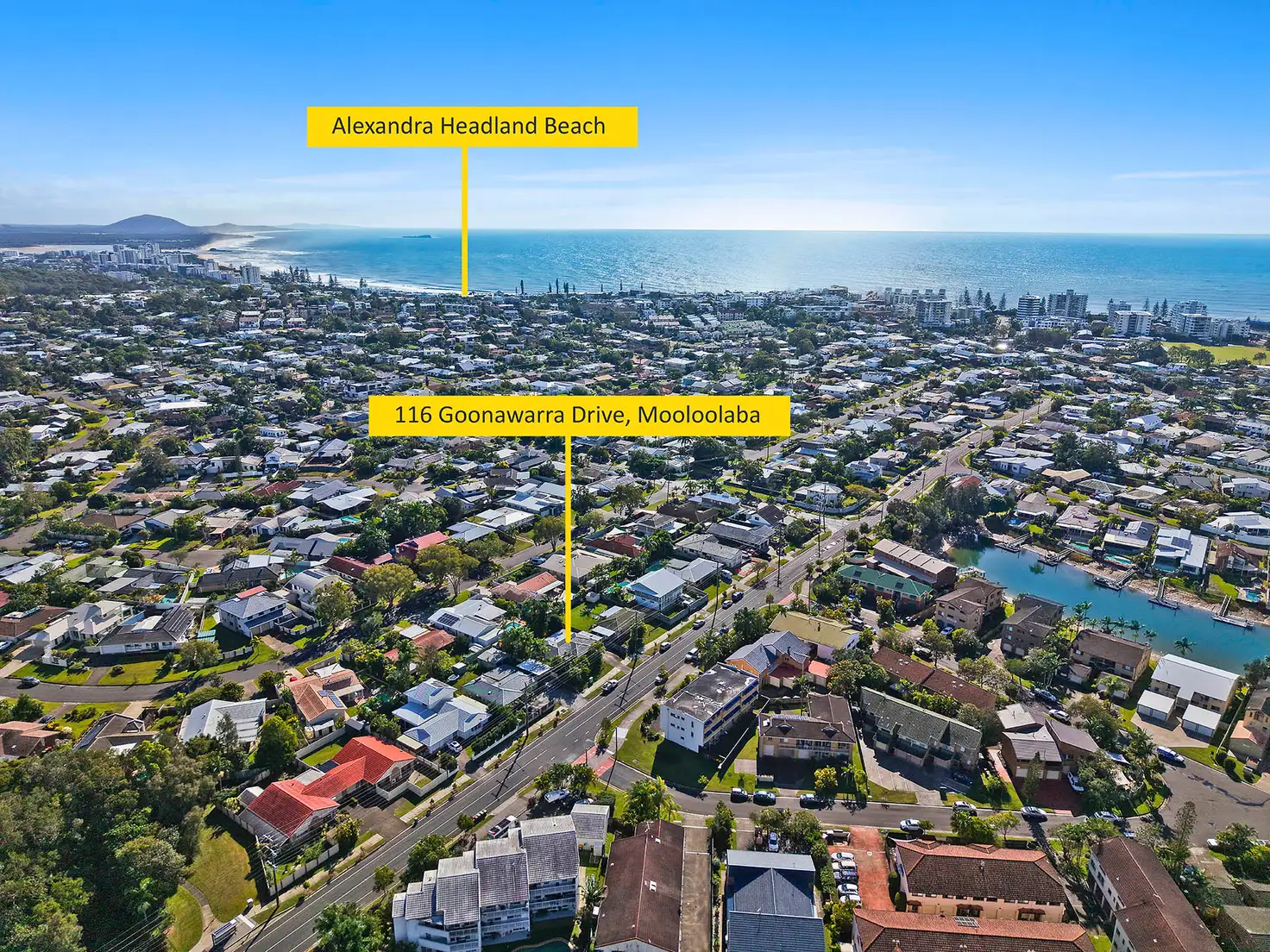 Main view of Homely house listing, 116 Goonawarra Drive, Mooloolaba QLD 4557