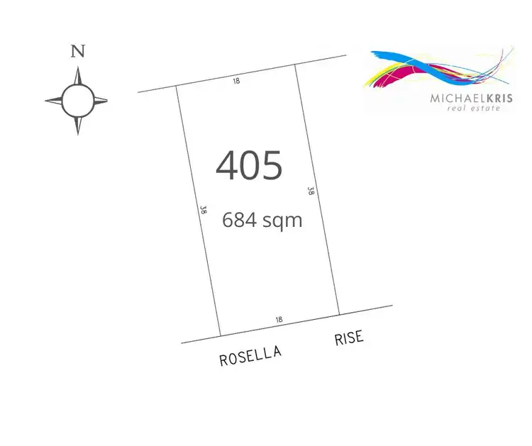 Third view of Homely land listing, LOT 405 Rosella Rise, Mannum SA 5238