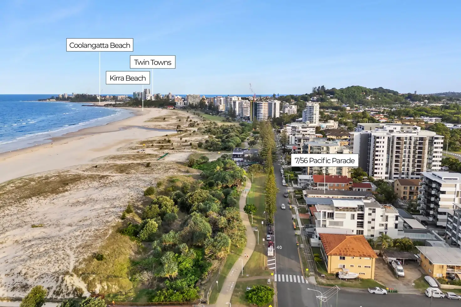Main view of Homely unit listing, 7/56 Pacific Parade, Bilinga QLD 4225