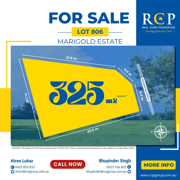 Main view of Homely land listing, LOT 806, 56 Recognition Avenue, Tarneit VIC 3029