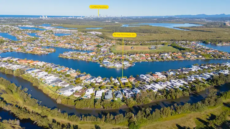 Second view of Homely house listing, 70 The Peninsula, Helensvale QLD 4212