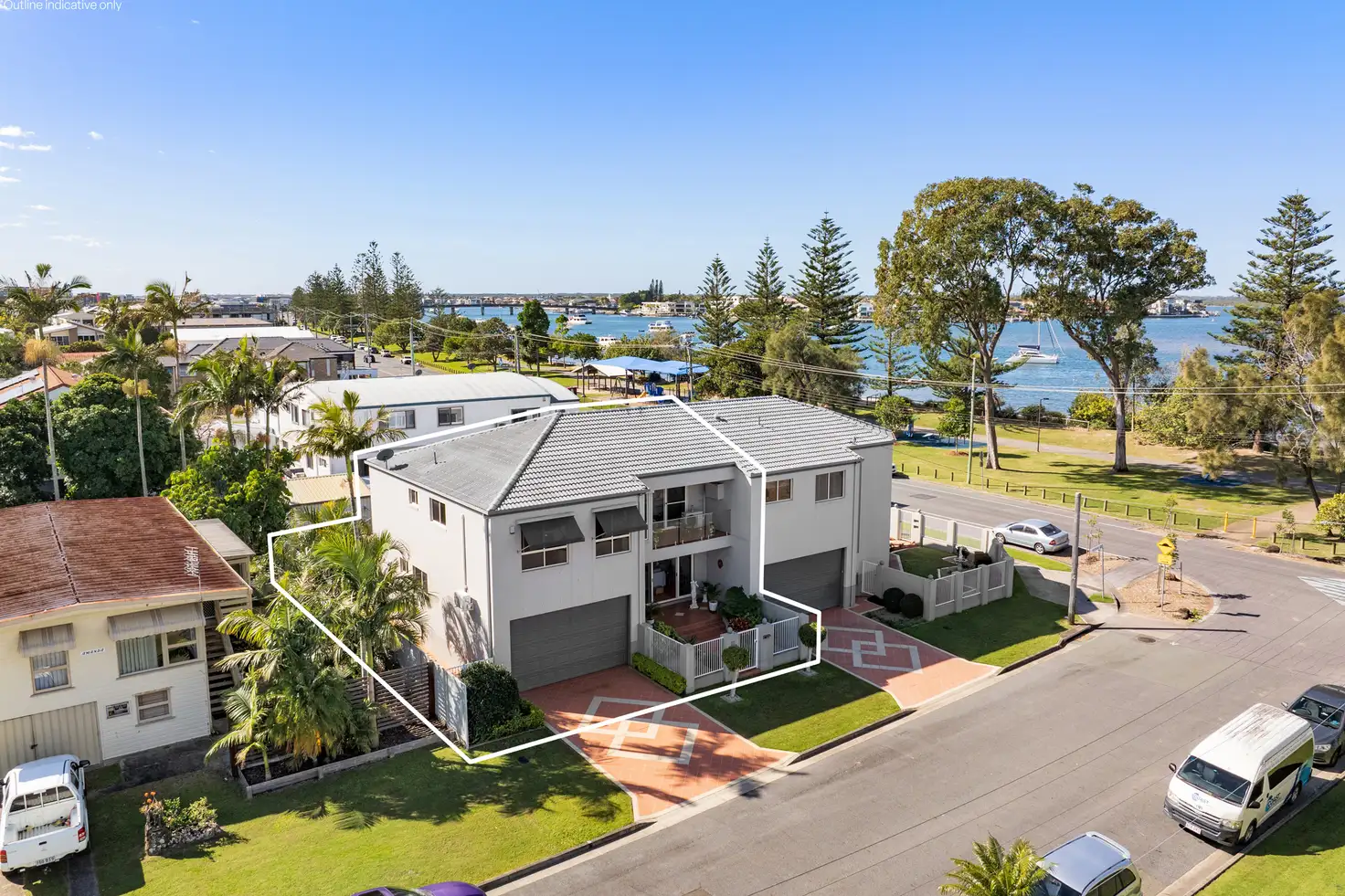 Main view of Homely semi-detached listing, 1/56 The Esplanade, Paradise Point QLD 4216
