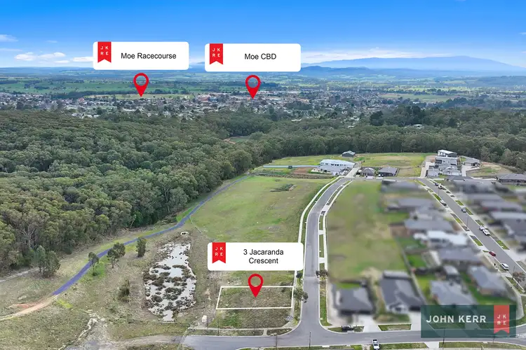 Main view of Homely land listing, 3 Jacaranda Crescent, Moe VIC 3825