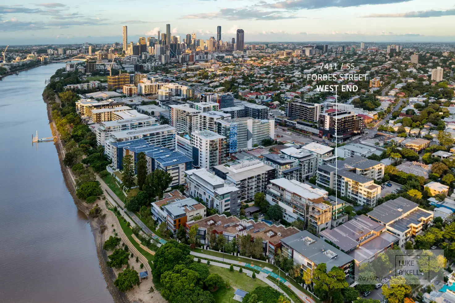 Main view of Homely apartment listing, 7411/43 Forbes Street, West End QLD 4101