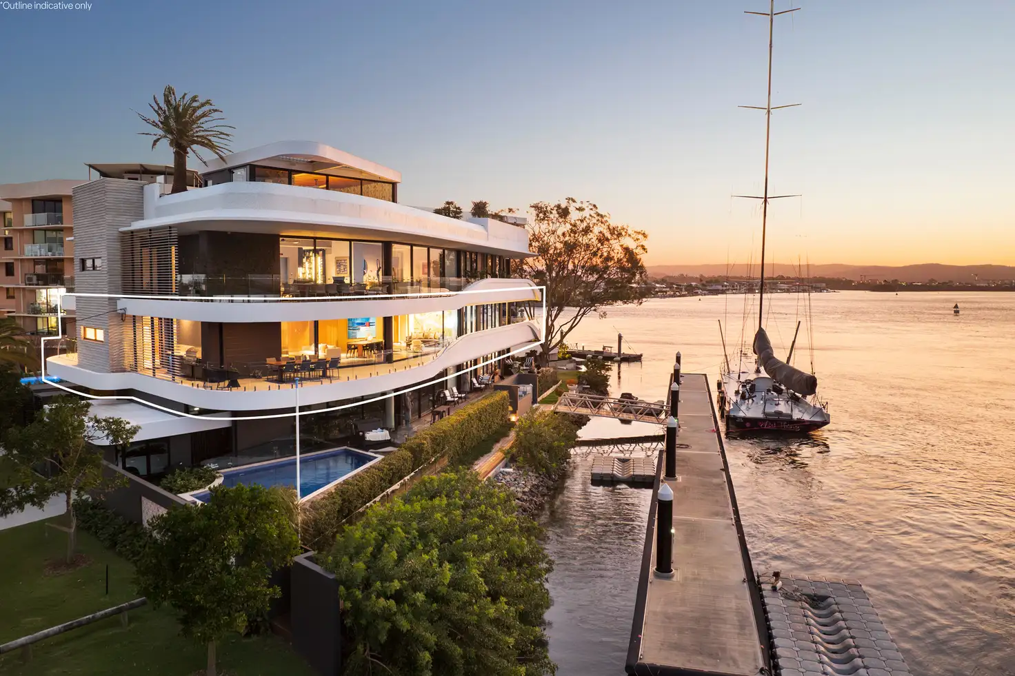 Main view of Homely apartment listing, 2/2 Paradise Parade, Paradise Point QLD 4216