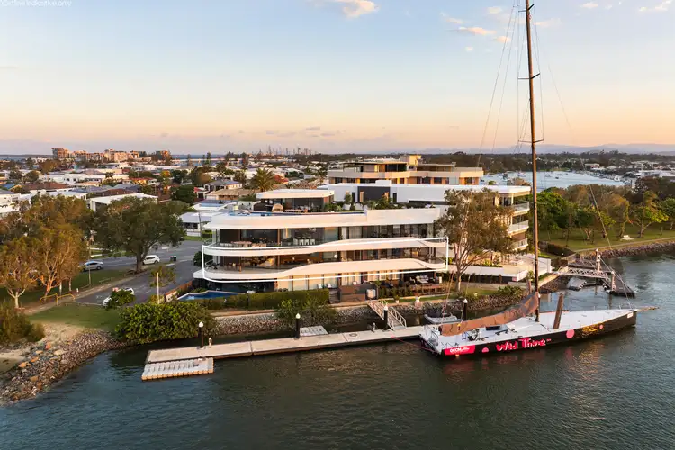 Second view of Homely apartment listing, 2/2 Paradise Parade, Paradise Point QLD 4216